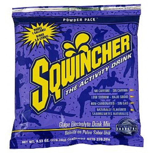 Grape Sqwincher Powder Pack Drink 5 Gallon FREE Shipping