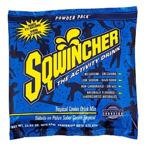 Tropical Cooler Sqwincher Powder Drink Mix 2.5 Gallon FREE Shipping