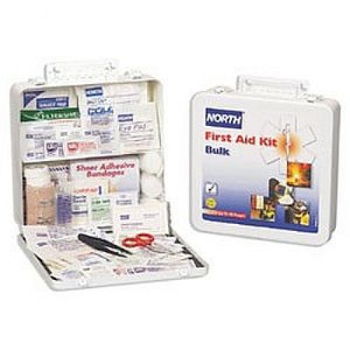 North Safety Metal First Aid Kit, 50 Person 