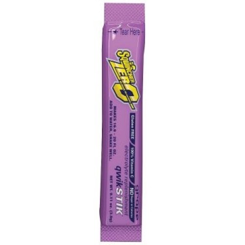 Sqwincher Qwik Stik ZERO Sugar ZERO Calories, Grape 200/cs