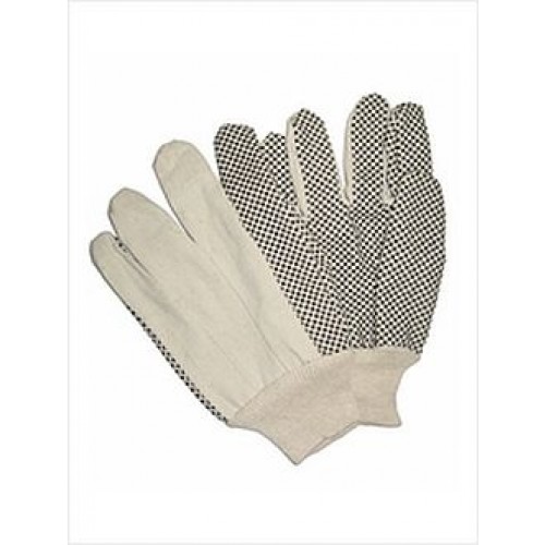 PVC Dotted Cotton Gloves-Large