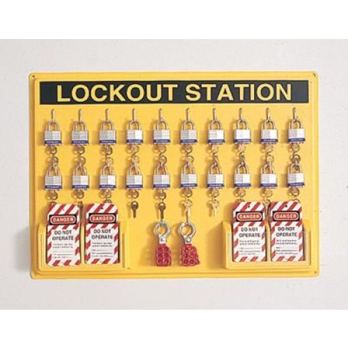 North Safety Lockout Tagout Wall Station 20 Unit