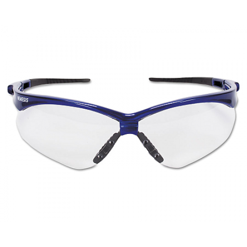 Jackson Nemesis Safety Glasses 47384, AF Lens & Blue Frame 