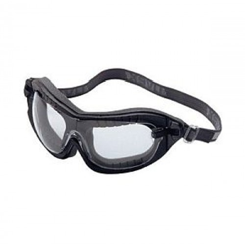 Uvex Safety Goggles with Black Frame & Anti-Fog Lens