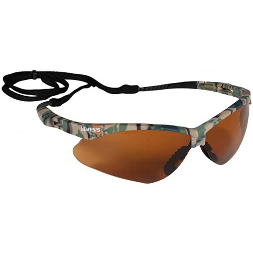 Nemesis Safety Glasses (19644), Camo Frame & Bronze Lens