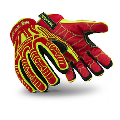 HexArmor Rig Lizard® Series 7101 Guanti Da Lavoro In Nitrile – Protezione Da Impatti E Fluidi, Taglia XS