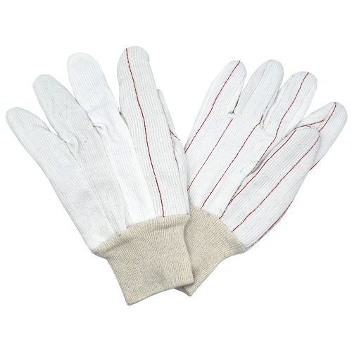 100% Cotton Corded Double Palm Gloves