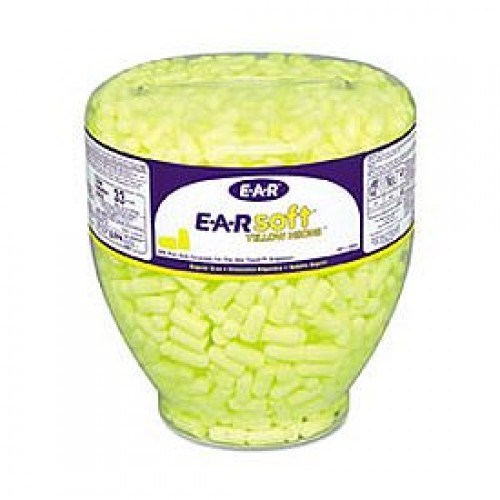 3M EARsoft Yellow Neon Earplug station refill