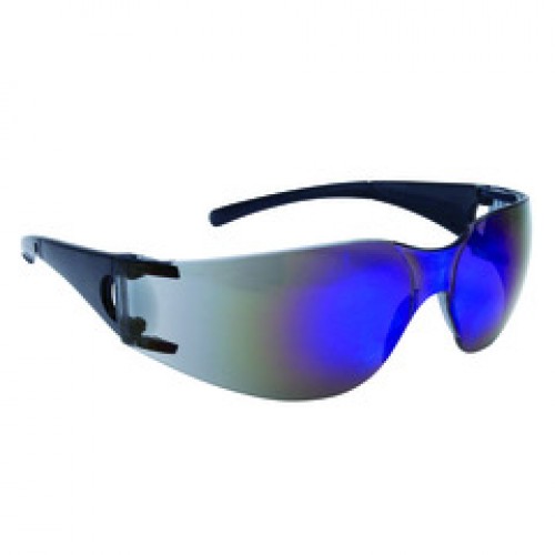 Jackson Safety V10 Safety Glasses with Blue Mirror Lens