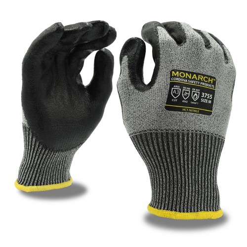 Cordova Monarch 3755 A3 Nitrile Coated Cut Resistant Gloves