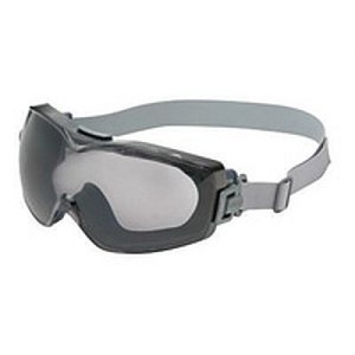 Stealth Uvex Safety Goggles, Navy Frame Gray Lens