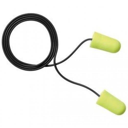 3M 311-4106 EARsoft Corded Metal Detectable Earplugs, 32 NRR, corded ear plugs