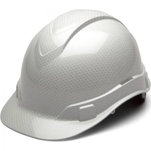 Pyramex RidgeLine Shiny White Graphite HP44116S Cap Style 