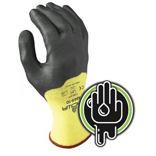 Showa 4565 3/4 Dipped Zorb-It Level A4 Cut Resistant Gloves