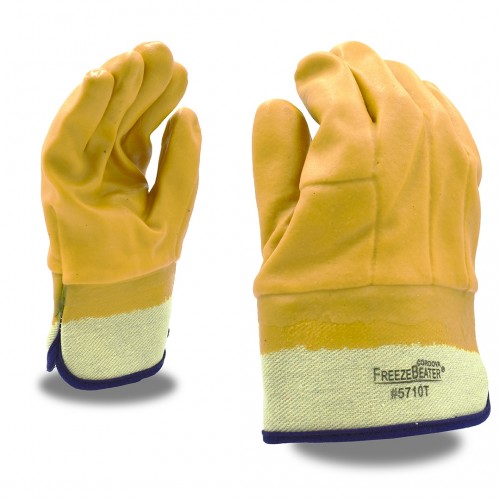 Codova Safety 5710T Tan Color Freezerbeater Insulated Gloves with Safety Cuff (DZ)