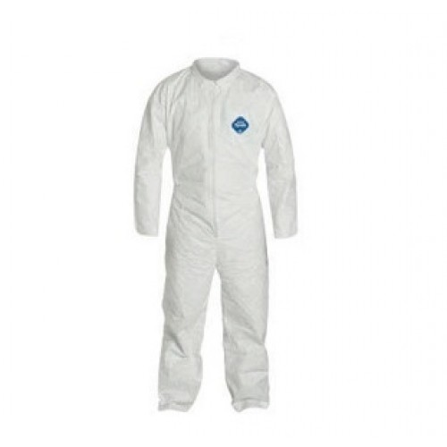 RADNOR® Large White Polyethylene Disposable Coveralls D15022722 (case)