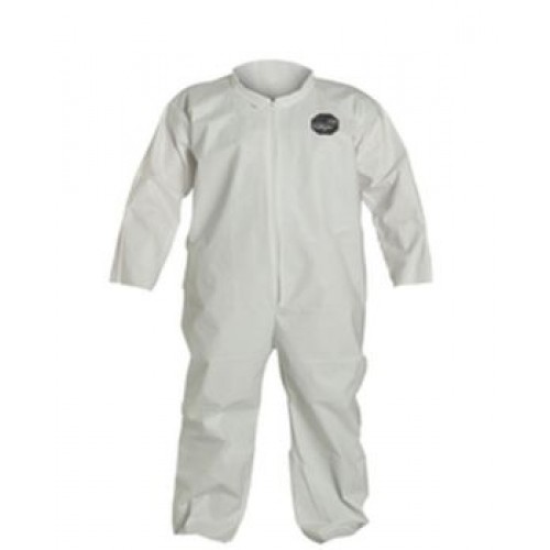 RADNOR® Large White Pro-2 Polypropylene Disposable Coveralls 25/Case