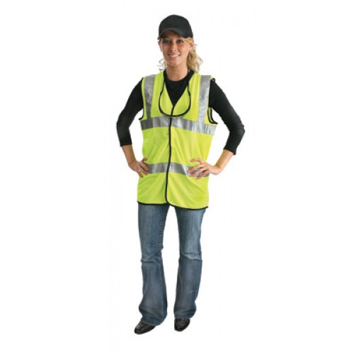 Radnor Yellow Ployester and Mesh Class 2 Safety Vest 