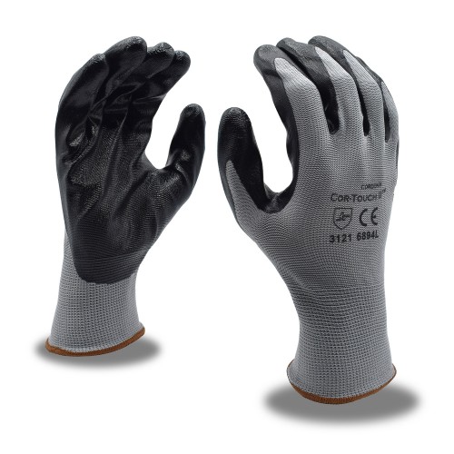 Cordova Safety Cor Touch 2 Polyester Gloves with Nitrile Coating (DZ)