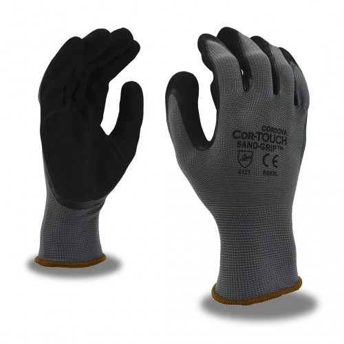 Cordova Safety 6993 Cor Touch Polyester Shell with Sandy Nitrile Coating (DZ)