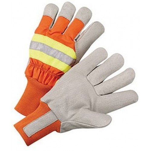 Radnor 64057041 Premium 3M Reflective Pigskin Insulated Drivers Gloves