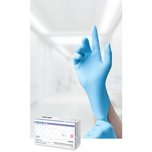 Tronex 9010 Powder Free 6 Mil Gloves-Box 100 ct