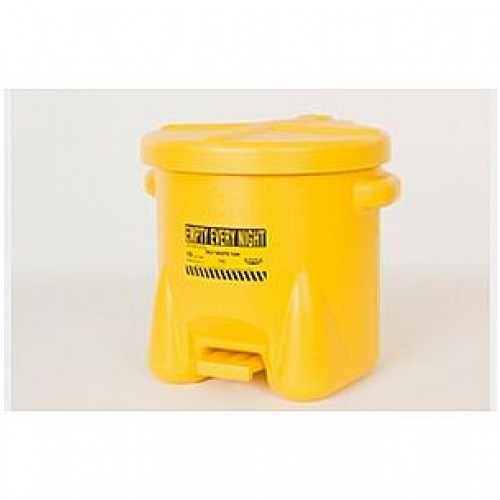 Yellow Oily Waste Can, 10 Gallon