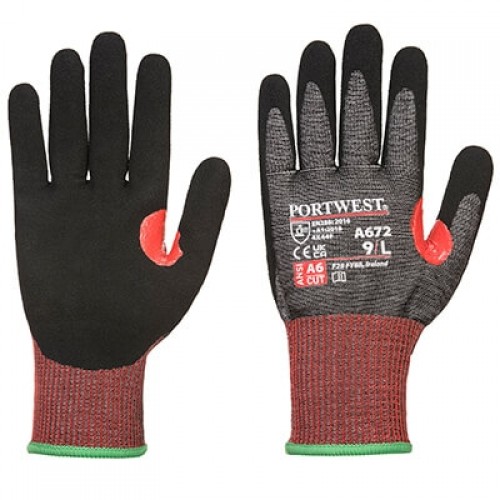 Portwest A672- CS AHR13 A6 Nitrile Cut Glove