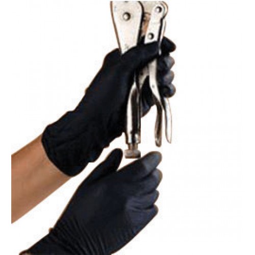 Black Nitrile Gloves