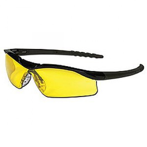 Crews Dallas Safety Glasses Amber Lens DL114