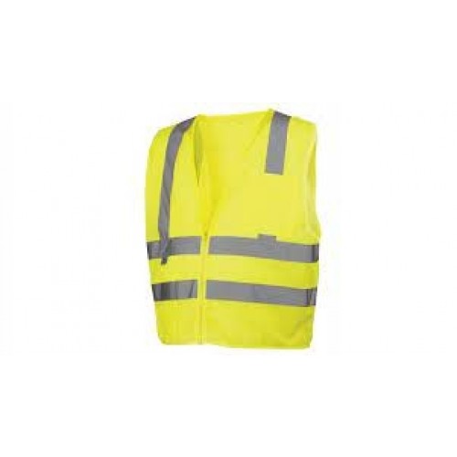Pyramex RVZ2610 Class 2 Hi-Vis Lime- 2 Stripes Safety Vest