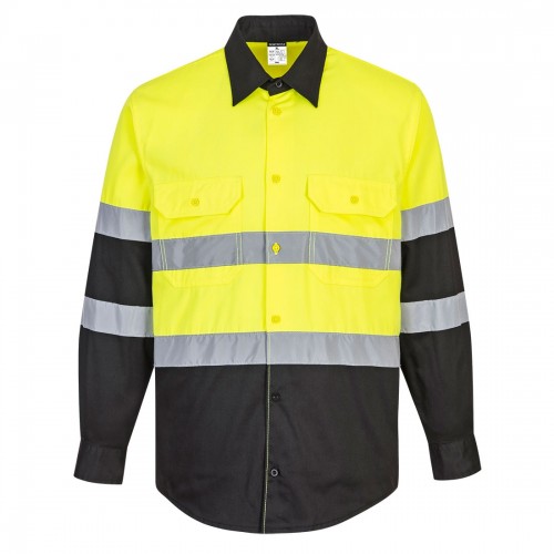 Portwest E066 - Two Tone ANSI Long Sleeve Work Shirt