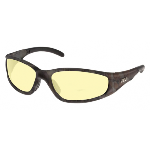 Strobe Camo Safety Glasses, Yellow AF Lens