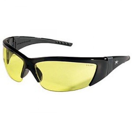 Crews ForceFlex Safety Glasses Amber Lens FF214