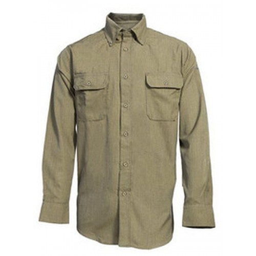 Flame Resistant Tan Work Shirt, FR work shirt