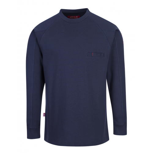 Portwest FR33 FR Navy Long Sleeve FR Shirt