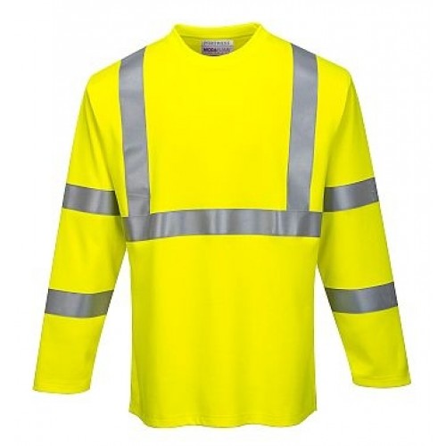 Portwest FR96 Hi-Vis Long Sleeve T Shirt