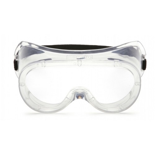 Pyramex G200T Safety Goggles, Clear AF-Ventless Lens