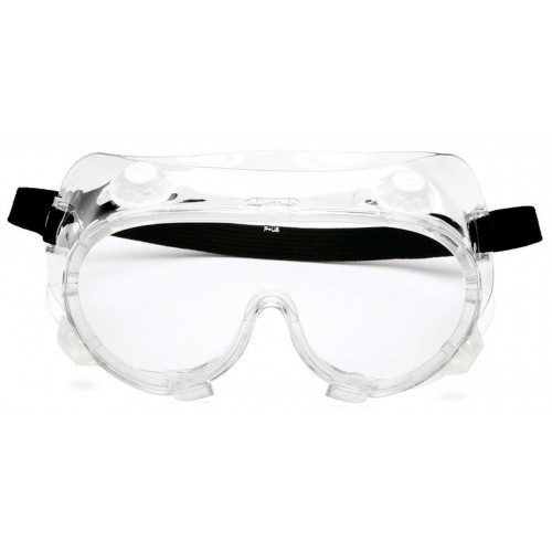 Pyramex G204T Chemical Goggles - Clear Body - Clear Anti-Fog Lens