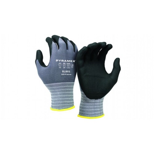 Pyramex GL601 Micro-Foam Nitrile Coated Gloves (DZ)