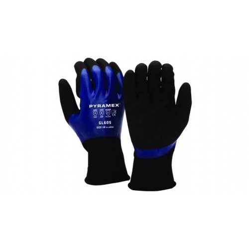 Pyramex GL605 Sandy Nitrile Coated Gloves (DZ)