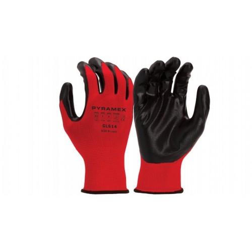 Pyramex GL614 Nitrile Coated Gloves (DZ)