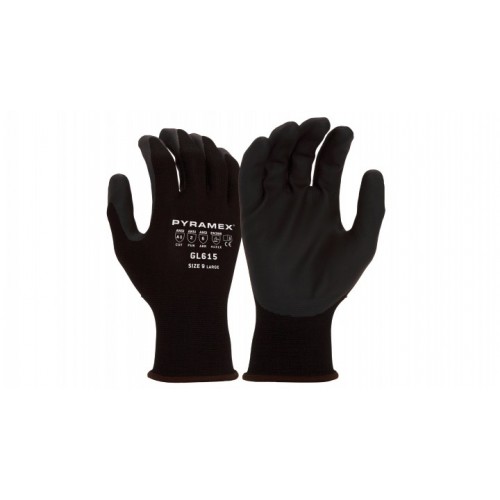 Pyramex GL615 Micro-Foam Nitrile Coated Gloves (DZ)