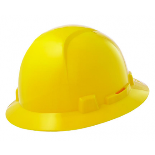 Briggs Full Brim Hard Hat, Yellow HBFE-7L