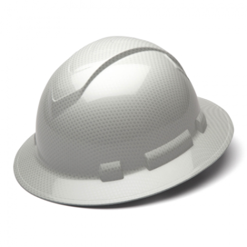 Pyramex RidgeLine Shiny White Graphite HP54116S Full Brim