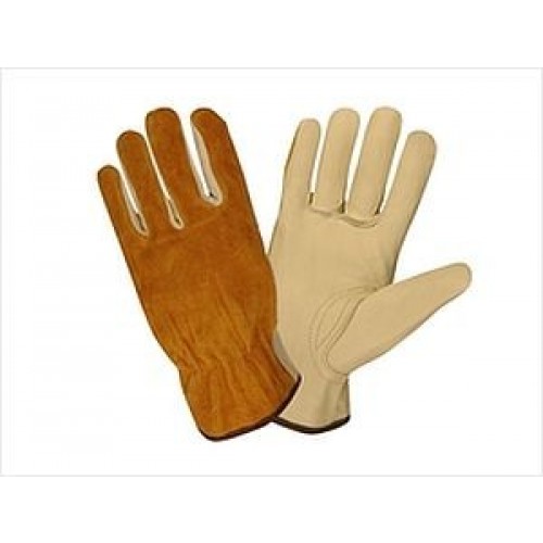 Split back leather drivers gloves