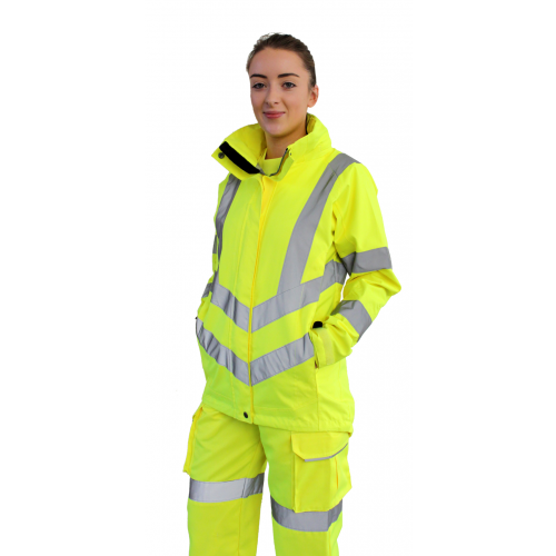 Portwest LW70 Women's Hi Viz Breathable Rain Jacket