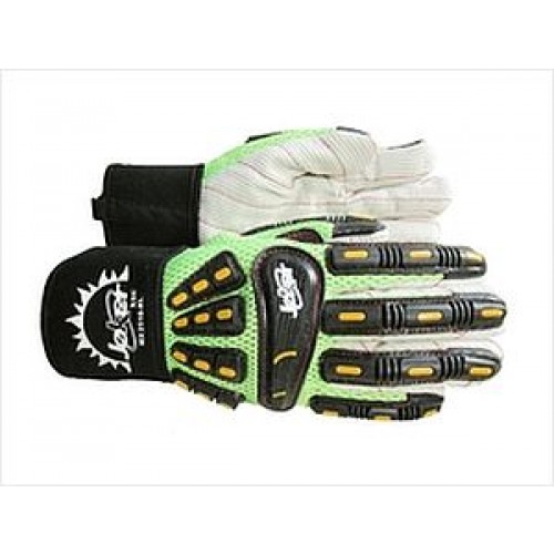 Warm Weather Oil Field Gloves, Joker Impact Resistant Gloves, Cotton Palm Gloves
