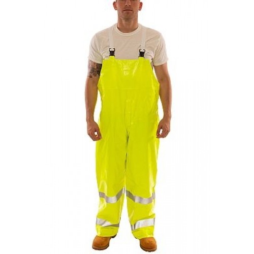 Tingley O53129 HI Viz Yellow Bib Rain Pants