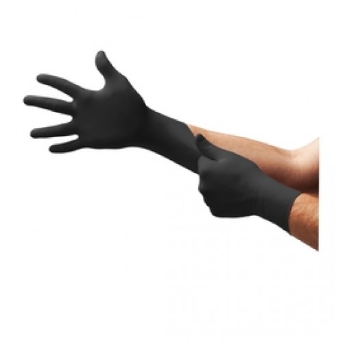 MicroFlex Black Nitrile Gloves  5 mil(100/ bx)